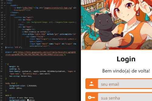 Miniatura do projeto tela de login
